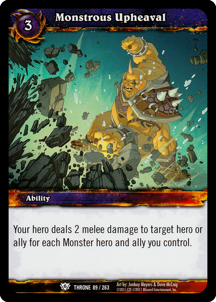 Monstrous Upheaval